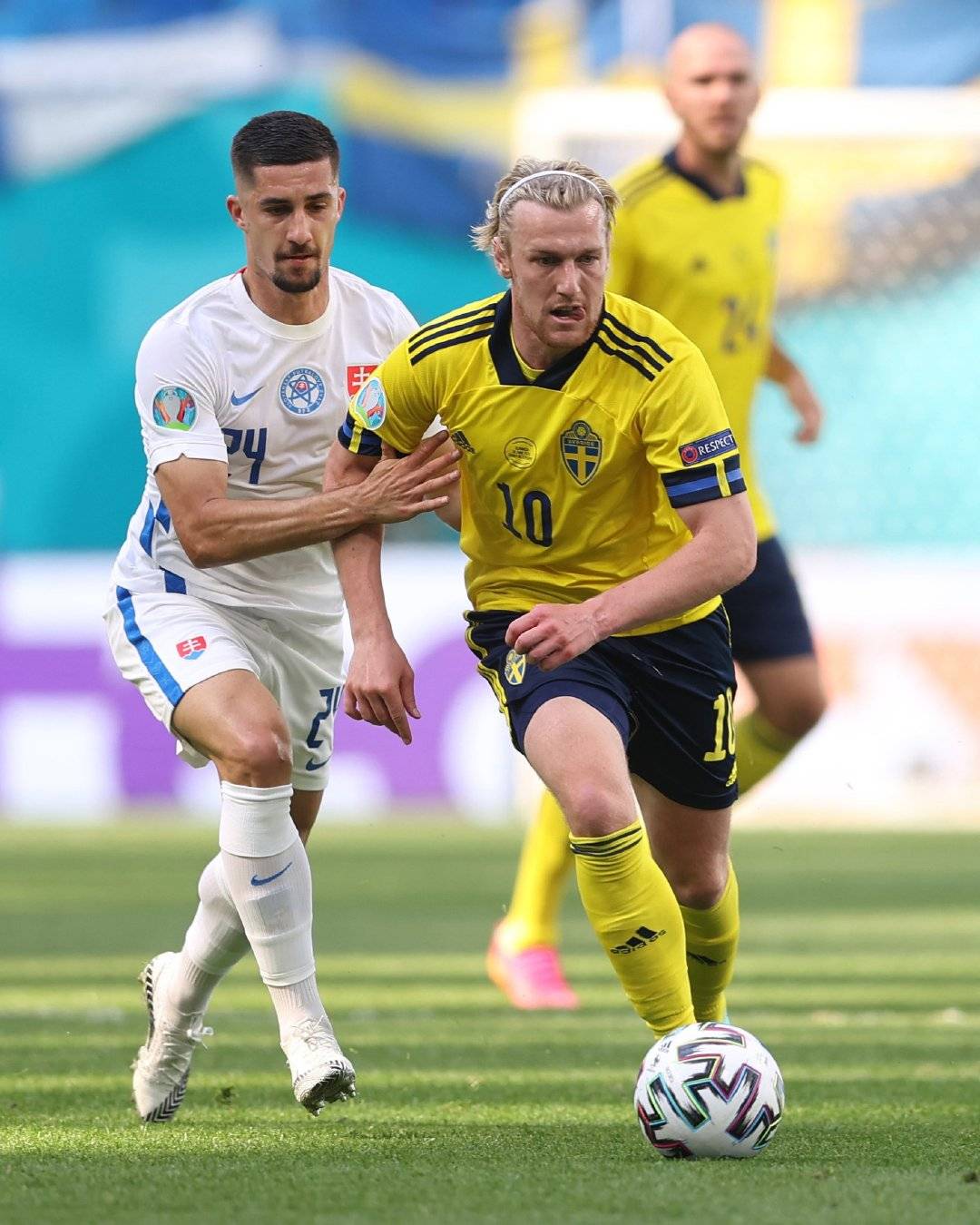 斯洛伐克队在对威尔士队的比赛中获胜